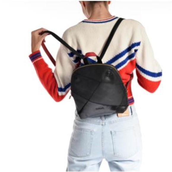 DESIGUAL reversible Madera Backpack RARE! EUC - Picture 2 of 7